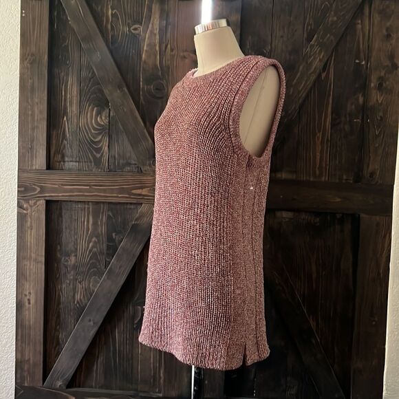 ELLA MOSS CORAL FLAMES SWEATER VEST
KNIT PULLOVER PINK STRETCH Sz- - Picture 4 of 11